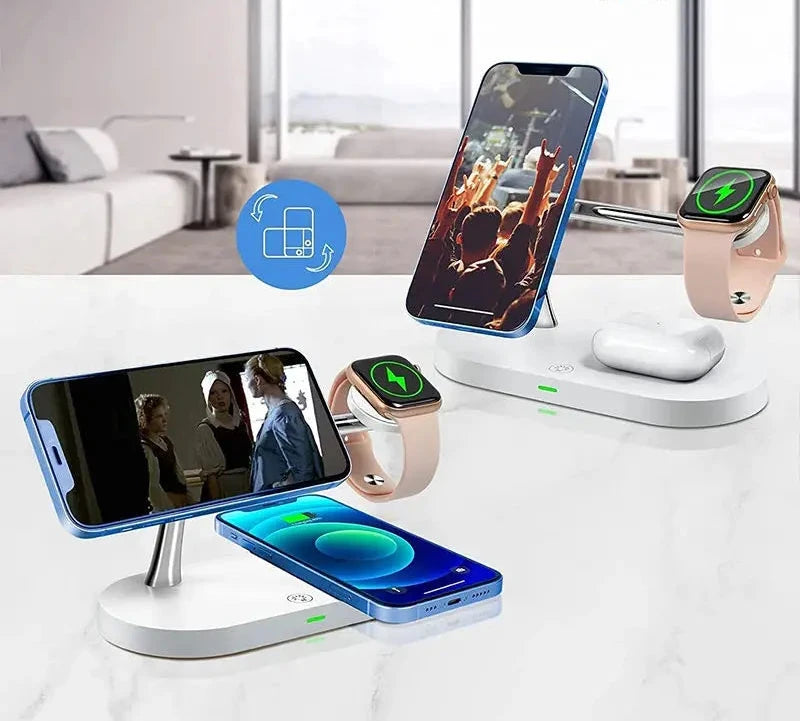 3 in 1 Wireless Charger Magnetic Stand For iPhone