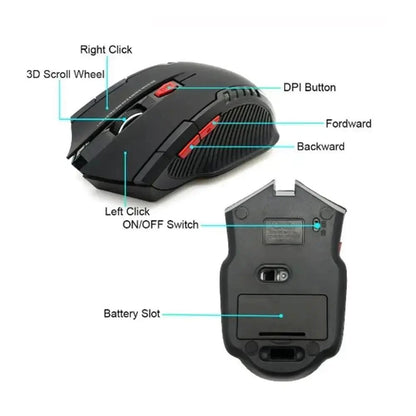 Mini 2.4GHZ Wireless Optical Mouse