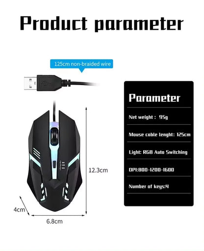 Ergonomic Gaming USB Mouse