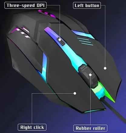 Ergonomic Gaming USB Mouse