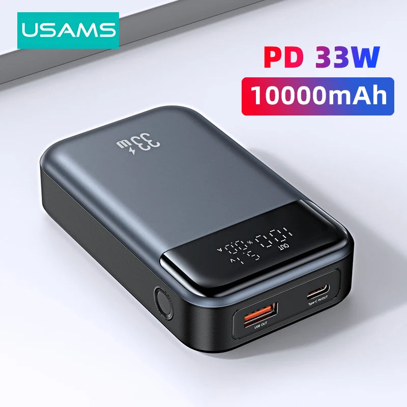 Mini Power Bank 10000mAh 33W PD Fast Charging