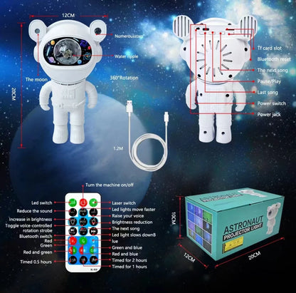 Bluetooth Astronaut Starlight Projector LED