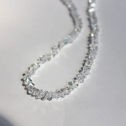 Transparent Crystal Necklace for Women