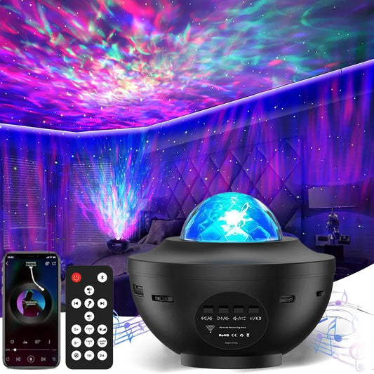 LED Starry Galaxy Projector Night Light