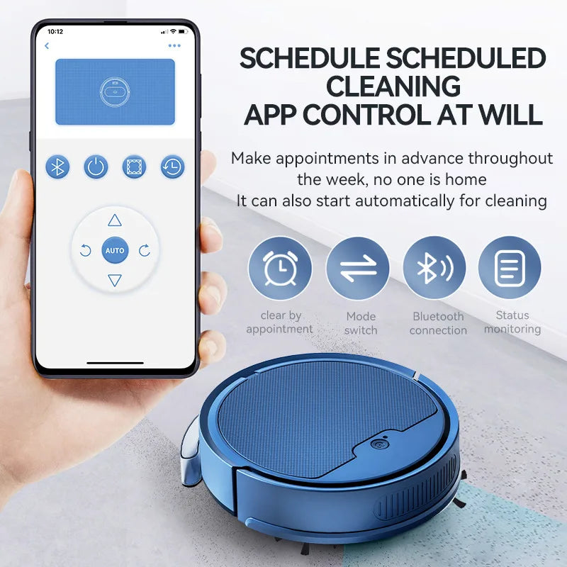 3 In 1 Smart Sweeping Robot Vacuum